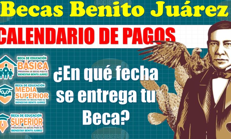 Â¡Â¡Este es el Calendario de Pagos de las Becas Benito JuÃ¡rez!!, Consulta en que fecha recibes tu BECAÂ 