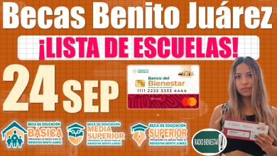 ¡¡Atención estudiantes de las Becas Benito Juárez!!, estas escuelas serán atendidas para la entrega de Tarjetas del Bienestar