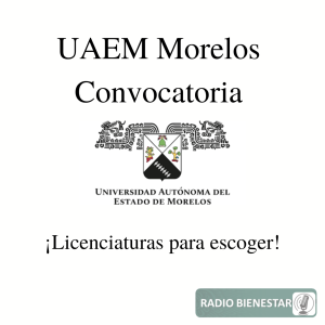 78 UAEM Morelos Convocatoria