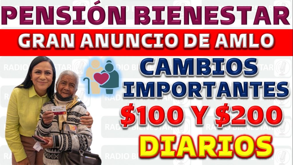 100 pesos diarios para adultos mayores y 200 pesos si son una pareja