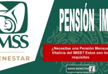 ¿Necesitas una Pensión Mensual Vitalicia del IMSS? Estos son los requisitos