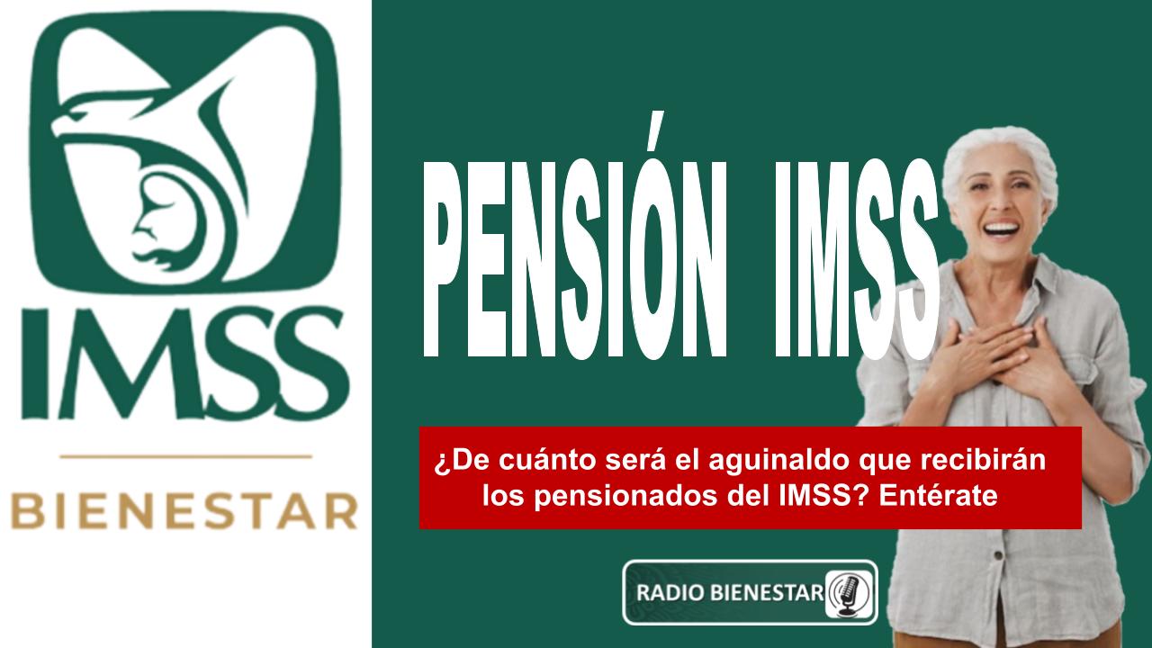 ¿De cuánto será el aguinaldo que recibirán los pensionados del IMSS? Entérate