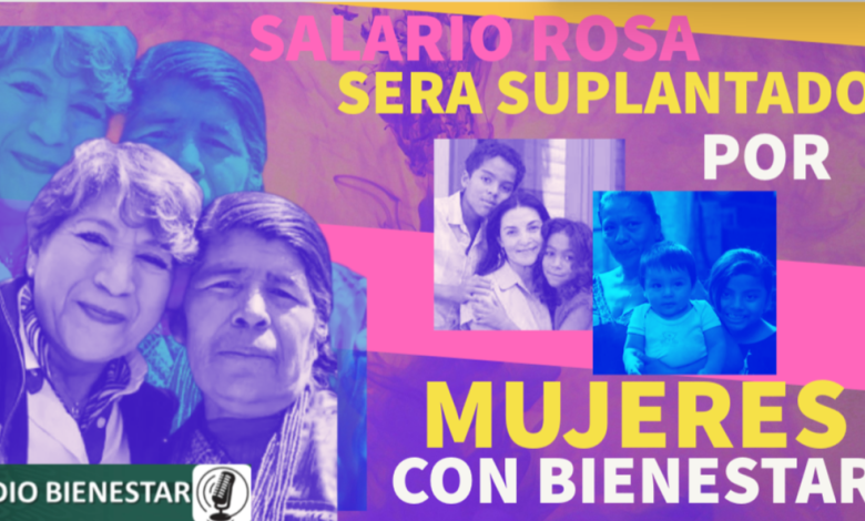 El Salario Rosa será sustituido por nuevo programa llamado Mujeres con Bienestar EDOMEX