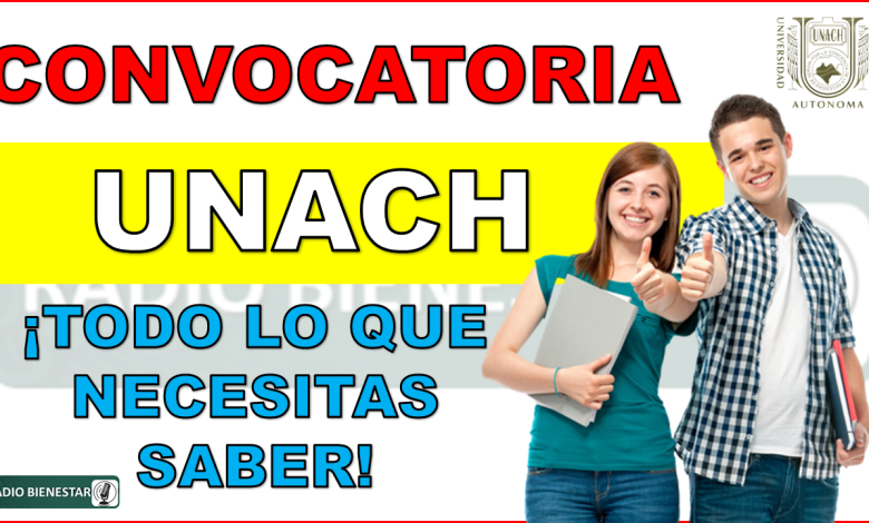 Convocatoria UNACH