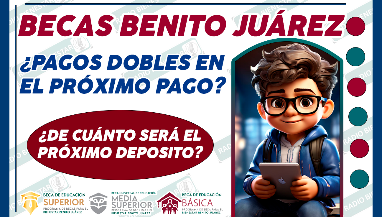 ¿PAGOS DOBLES EN EL PRÓXIMO PAGO DE LAS BECAS BENITO JUÁREZ?