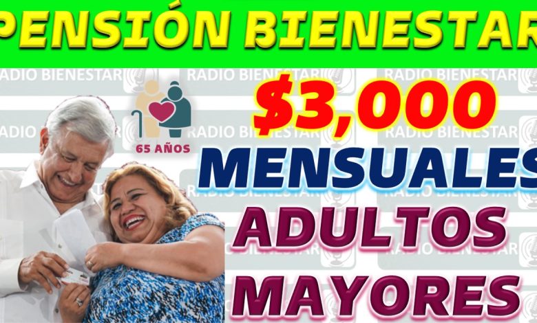 Asegurado incremento en la Pensión de Bienestar para Adultos Mayores