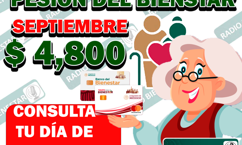 ¡CONSULTA TU DÍA DE PAGO! ¿QUÉ DÍA RECIBIRÁS TU PAGO DE LA PENSIÓN DEL BIENESTAR?