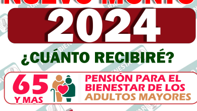 Â¡CONOCE EL CAMBIO! NUEVO MONTO DE LA PENSIÃ“N DEL BIENESTAR 2024