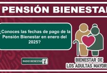 ¿Conoces las fechas de pago de la Pensión Bienestar en enero del 2025?