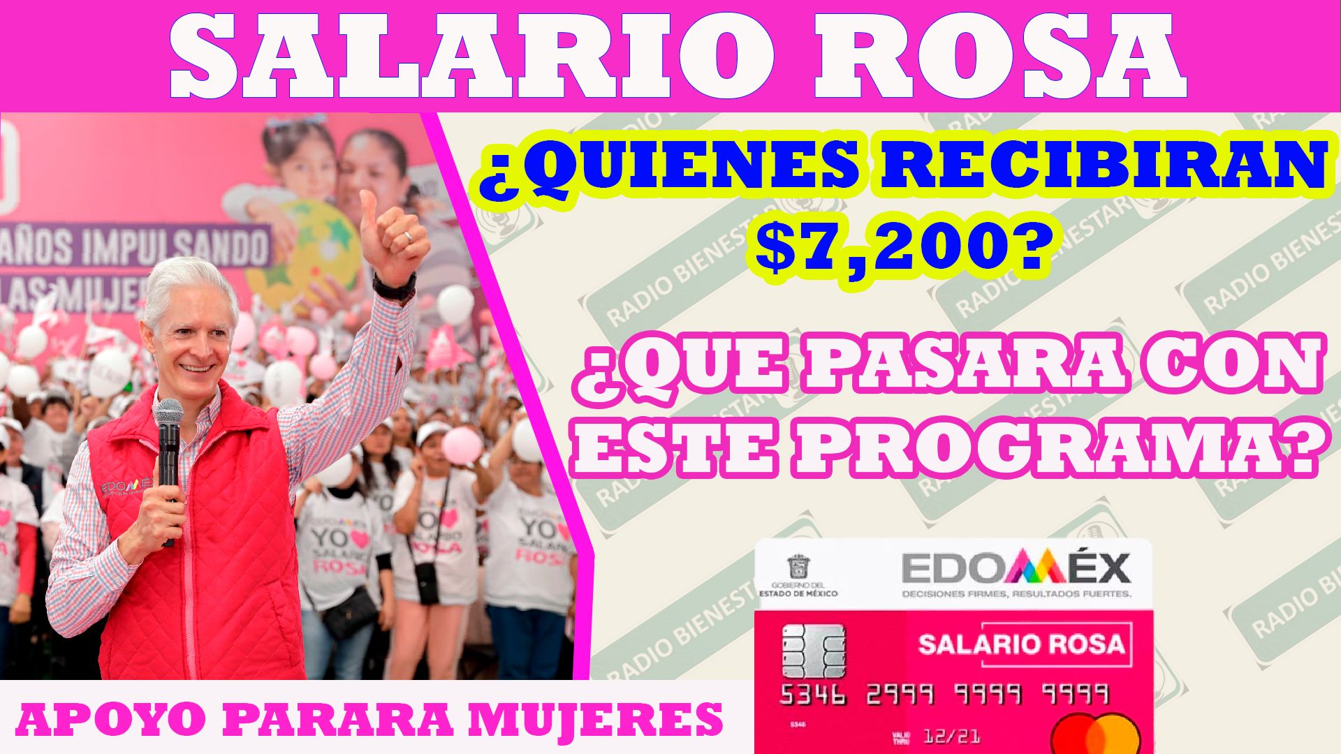 ¡Salario Rosa!, ¿qué mujeres recibirán el pago final de $7,200?, ¿que pasara con el programa?