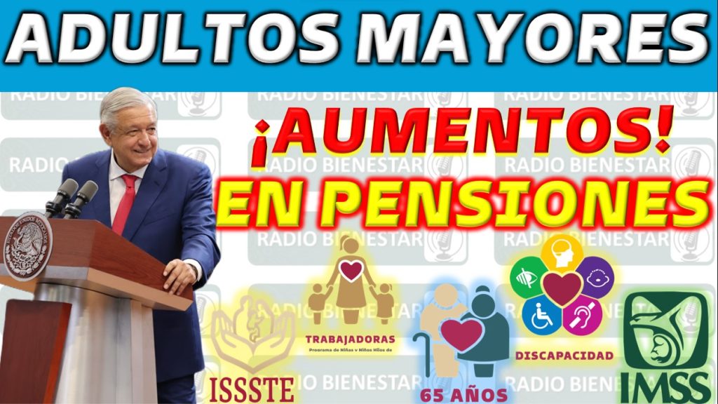 Aumentos en las pensiones previstos para el cierre de 2023 y comienzos de 2024