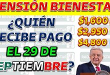 Pagos de Pensión del 29 de Septiembre
