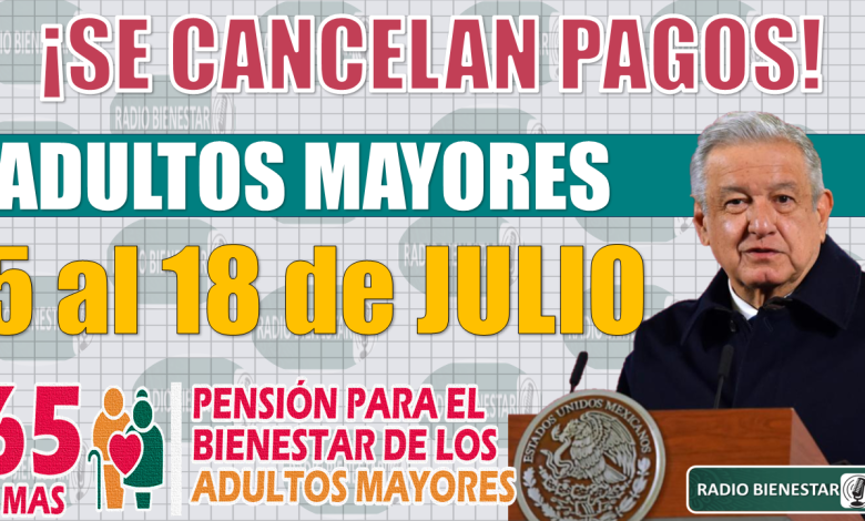 😱😱 ¡¡DE ÚLTIMA HORA!! Estos adultos mayores se quedarán sin PAGO de $4 mil 800 pesos del 5 al 18 de JULIO|Pensión Bienestar 😱🤯