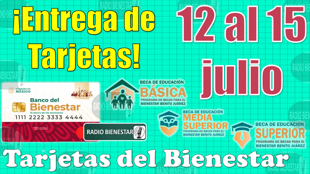 😱👀 ¡¡Consulta las escuelas que recibirán Tarjeta del Bienestar del 10 al 15 de JULIO!! 😱👀