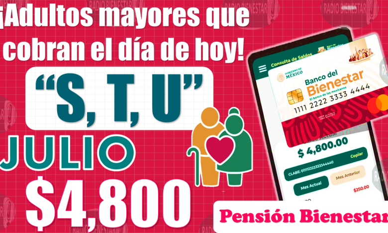 👀👀 Estos adultos mayores reciben pago de $4 mil 800 pesos el día de HOY|Pensión Bienestar 🥳🚨