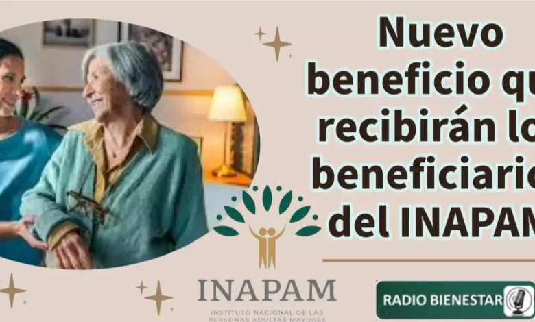 Nuevo beneficio que recibirán los beneficiarios del INAPAM