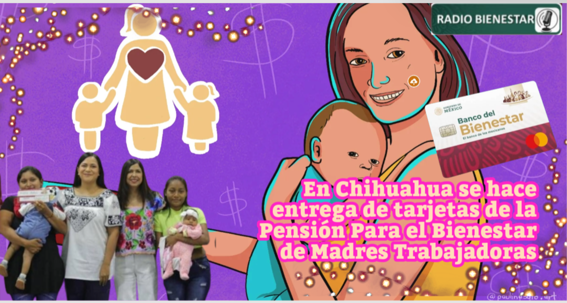Se hace entrega de tarjetas de la Pensión Para el Bienestar de Madres Trabajadoras