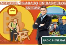 Conseguir trabajo en España Barcelona