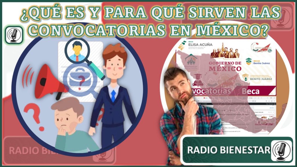 ¿Qué es y para qué sirven las convocatorias en México?